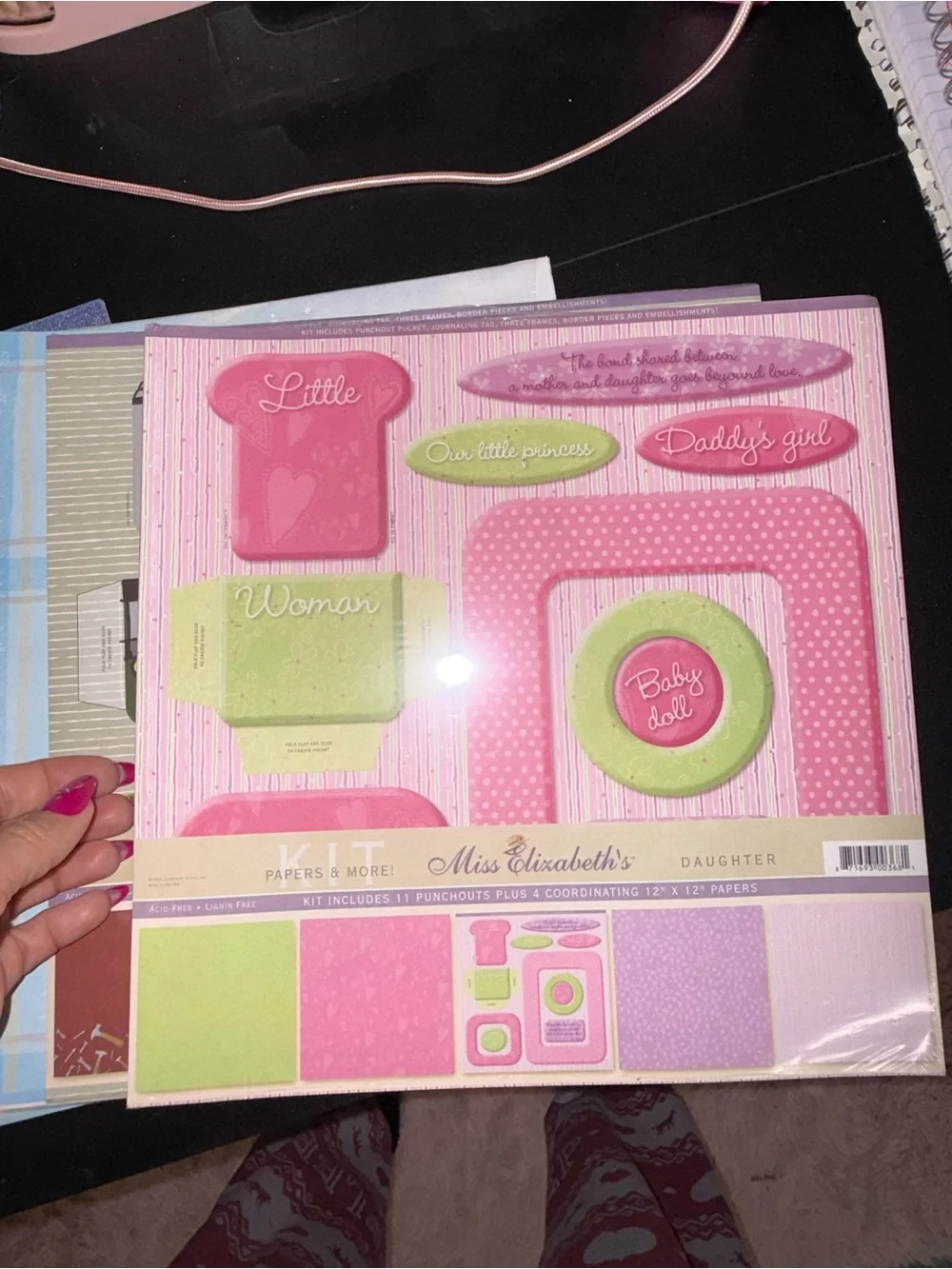 Assorted Decorative Party Invitation and Cardstock Pack - Multicolor scrapbook